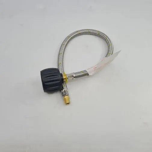 New Type Gas Hose POL 1-4 MNPT Flexible Pigtail 600mm - Everything Caravans