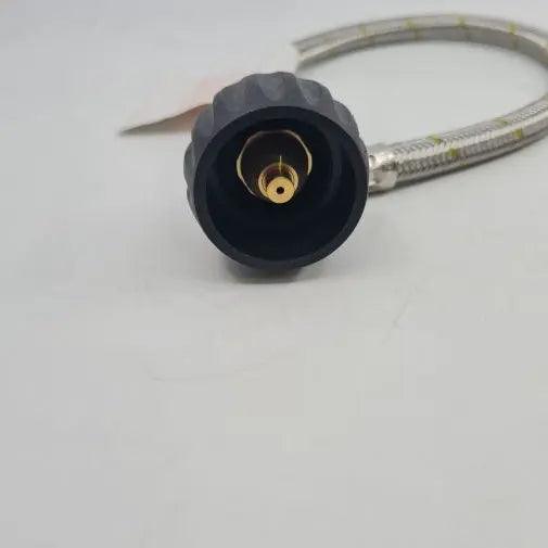 New Type Gas Hose POL 1-4 MNPT Flexible Pigtail 600mm - Everything Caravans
