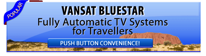 Vansat Bluestar Automatic Satellite Dish System - Full Australia Coverage - Everything Caravans