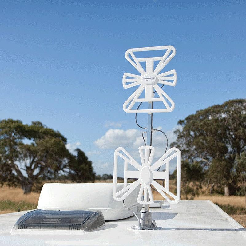 Winegard H/V Antenna Complete Kit Freevision - Reception for All Dtv - Everything Caravans