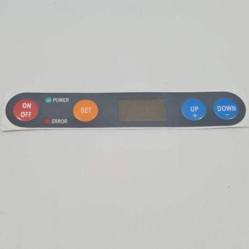 Waeco Control Panel Decal Membrane Decal All CF Verb - Everything Caravans