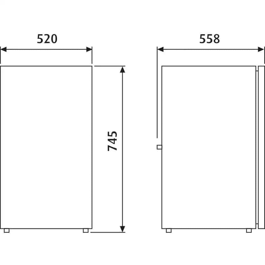 Waeco Coolmatic CRX110 Caravan Motorhome 12volt 2-Way Compressor Fridge Freezer 108 Litre - Everything Caravans