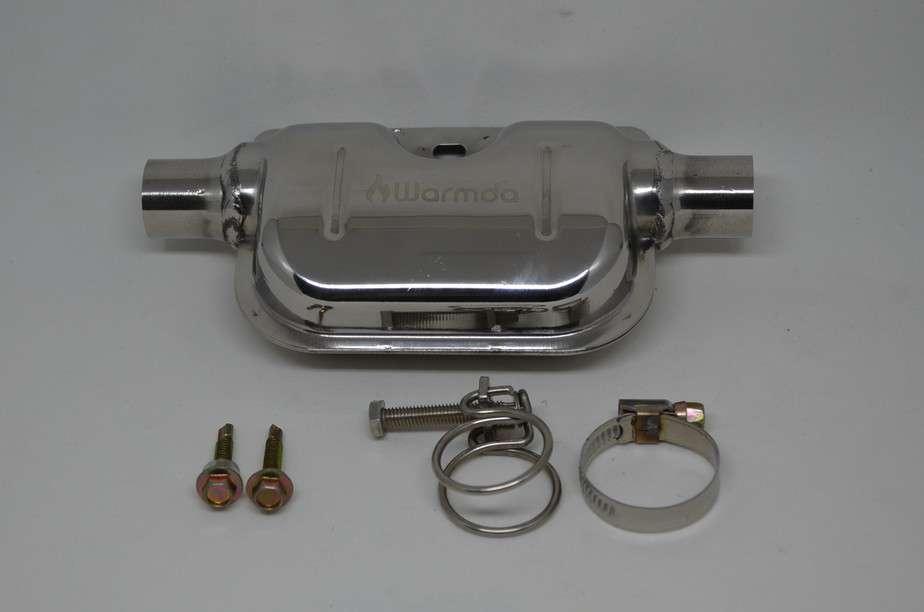 Warmda Diesel Heater Muffler Suits 24mm ID Exhaust Pipe - Everything Caravans