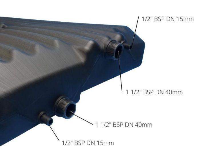 Water Tank 110L Universal Water Tank - Fresh or Grey Water - Everything Caravans