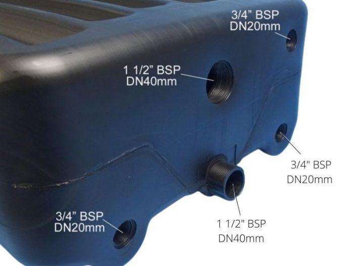 Water Tank 95L Universal Water Tank Fresh or Grey Water - Everything Caravans