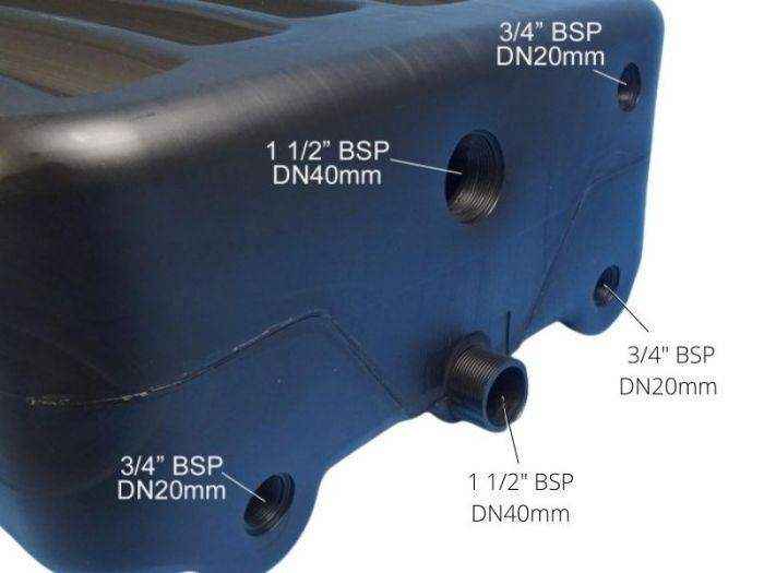 Water Tank 95L Universal Water Tank Fresh or Grey Water - Everything Caravans
