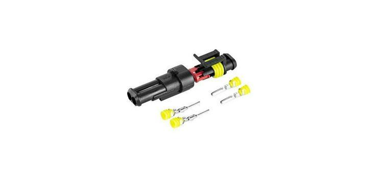 Weatherproof Multipole DC Connector 2 Pole 14A - Everything Caravans