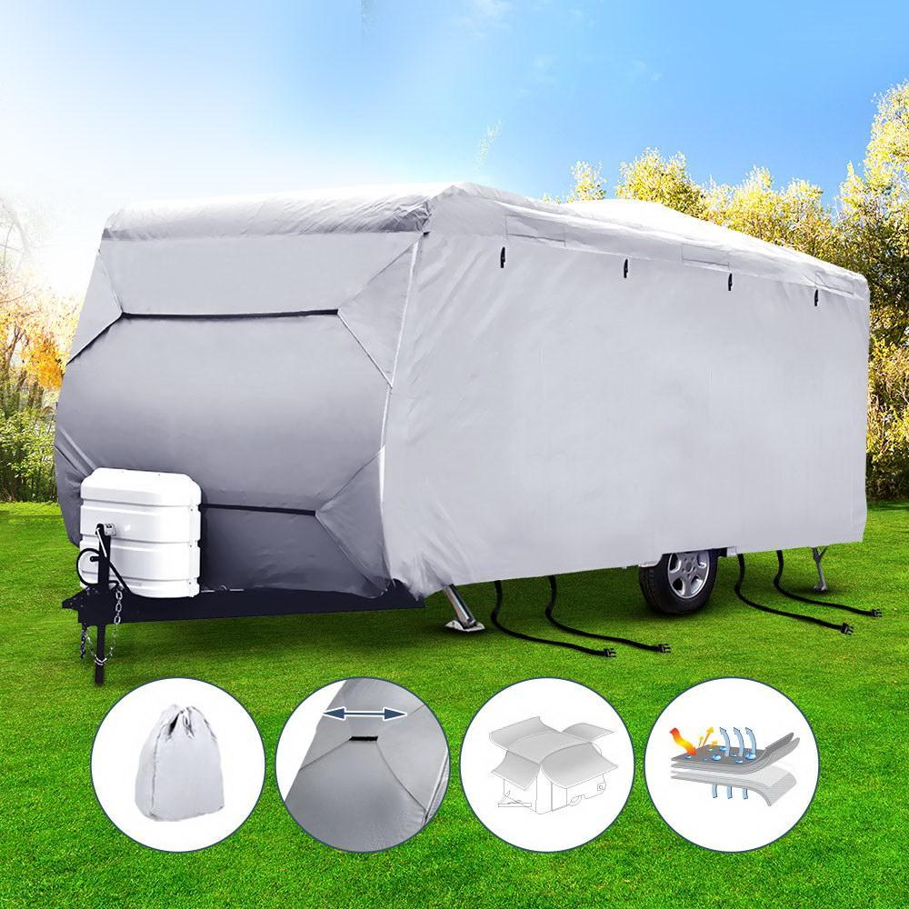14-16Ft Caravan Cover Campervan 4 Layer UV Water Resistant - Everything Caravans