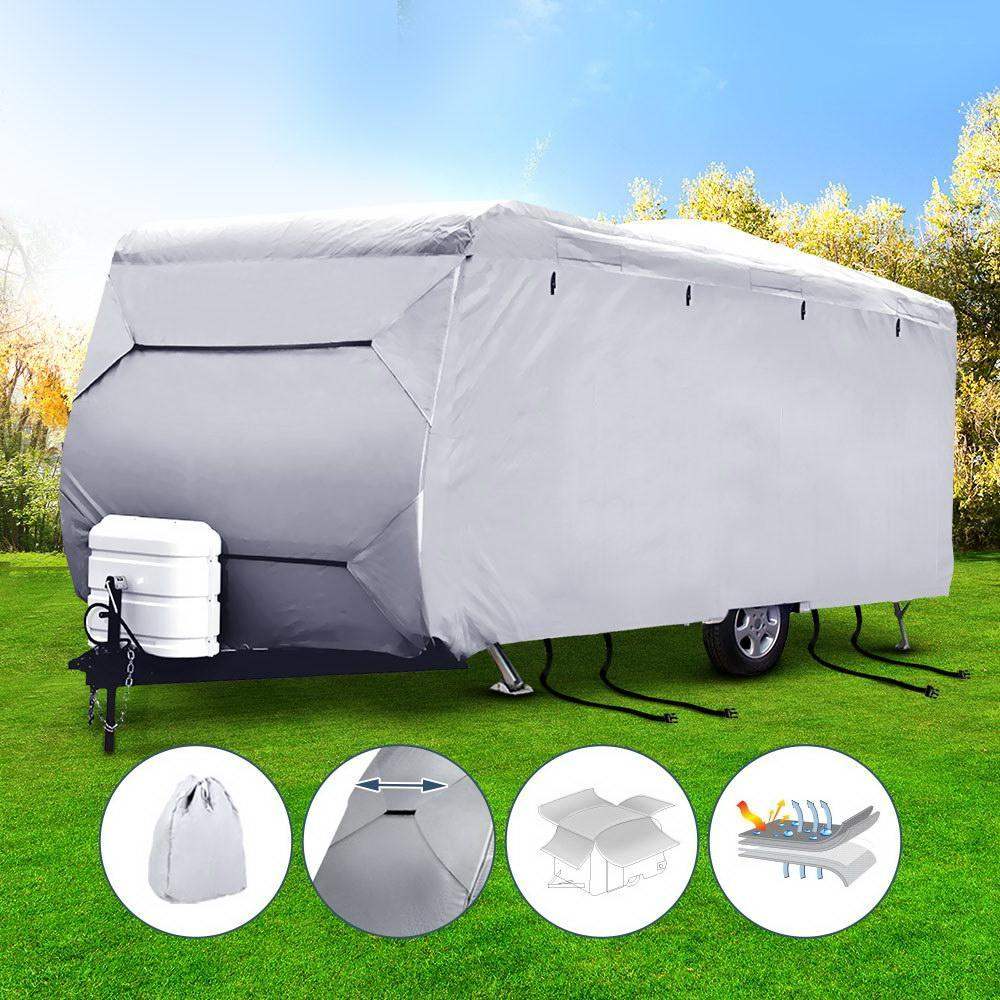 20-22Ft Caravan Cover Campervan 4 Layer UV Water Resistant - Everything Caravans