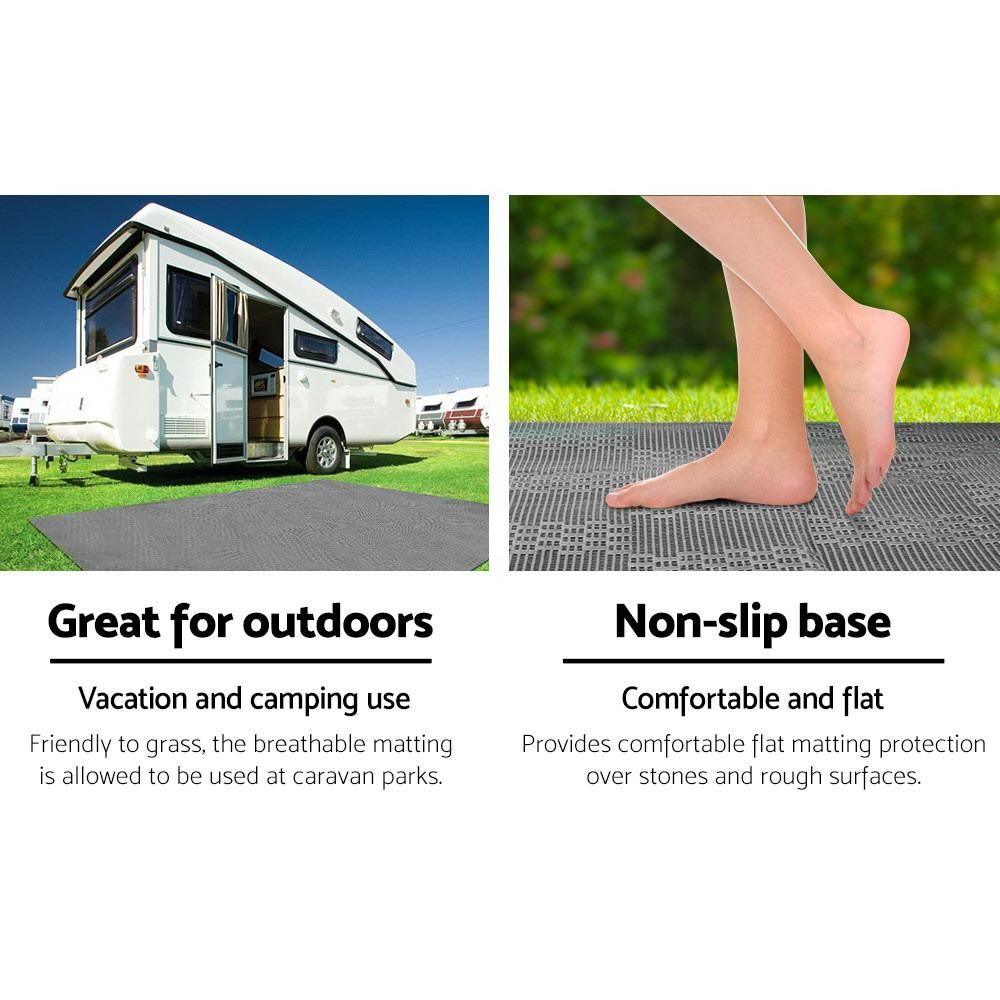 7Mx2.5M Annex Matting 600 Gsm Caravan Park Mats Camping Annexes - Everything Caravans