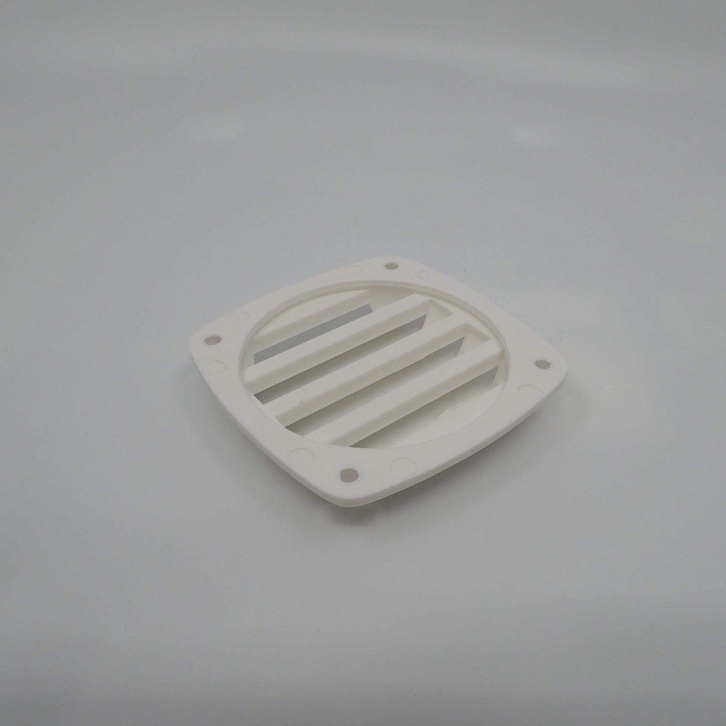 White Plastic Louvre Vent 90x90mm Vent for Caravan or RV - Everything Caravans