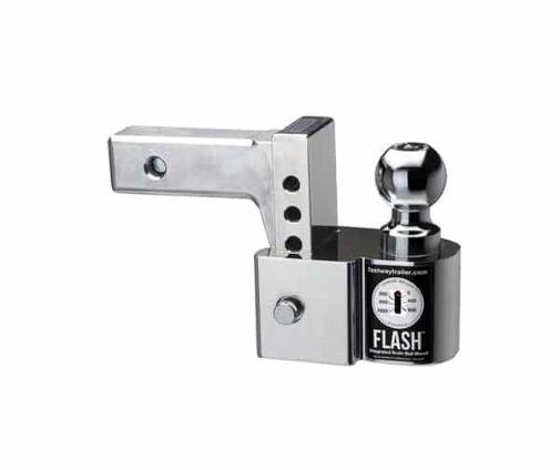Titan Flash 8" integrated Scale Ball Mount 50mm Tow and 70mm Tow Ball - last ones - Everything Caravans