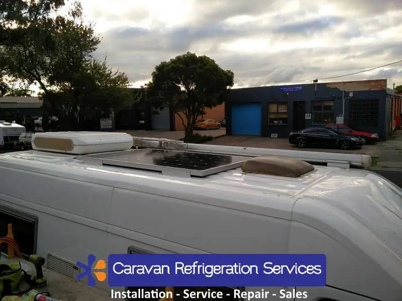 200w Solar Panel Install on Motorhome - Everything Caravans
