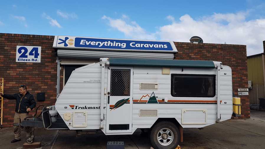 3-way Fridge upgrade to Compressor Fridge in older Trackmaster off road van - Everything Caravans