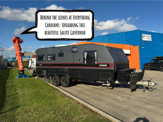 Dust Reduction System fitted to Salute Caravan