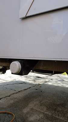 Due to gas regulations you can not have the Truma Varioheat gas heater exhaust outlet close to any point where the gases could enter the living area. - Everything Caravans
