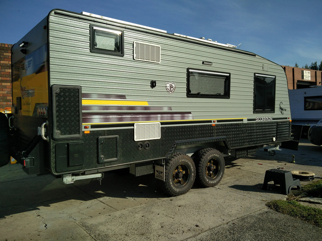 Truma E2400 Gas Heater into Offroad Caravan - Everything Caravans