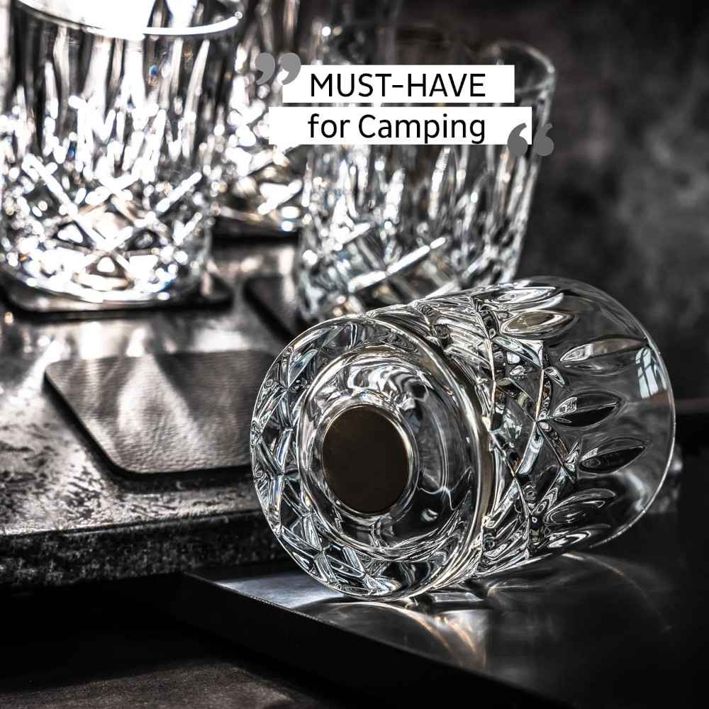 Crystal Magnetic WHISKY Glass by Silwy