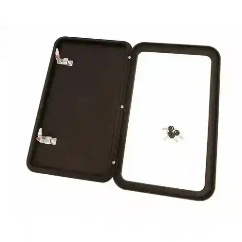 Coast Access Door 9 950 x 415mm Black RV Hatch