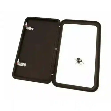 Coast Access Door 4 566mm x 631mm Black RV Hatch