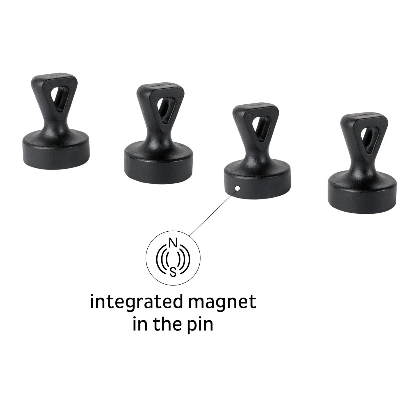 Magnetic Pins FLEX incl. Pads WHITE By Silwy