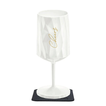 Magnetic Plastic Glass WINE "CHEERS" 0.3l by Silwy