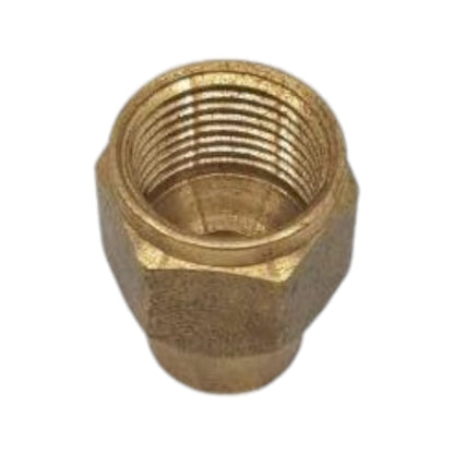 Brass Gas fitting 1-2"Reducing Flare Nut for 3-8" Copper Pipe 01-.621