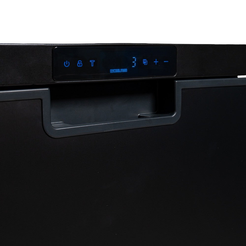 NEW myCOOLMAN Upright 205L Fridge Freezer