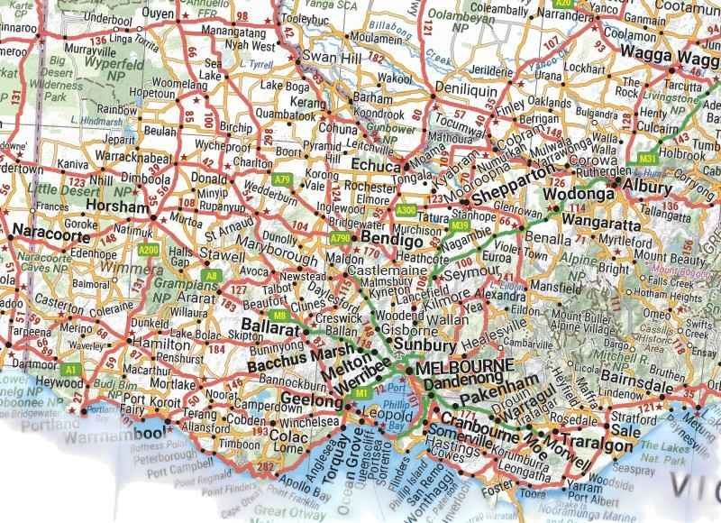 Hema Australia Wall Map