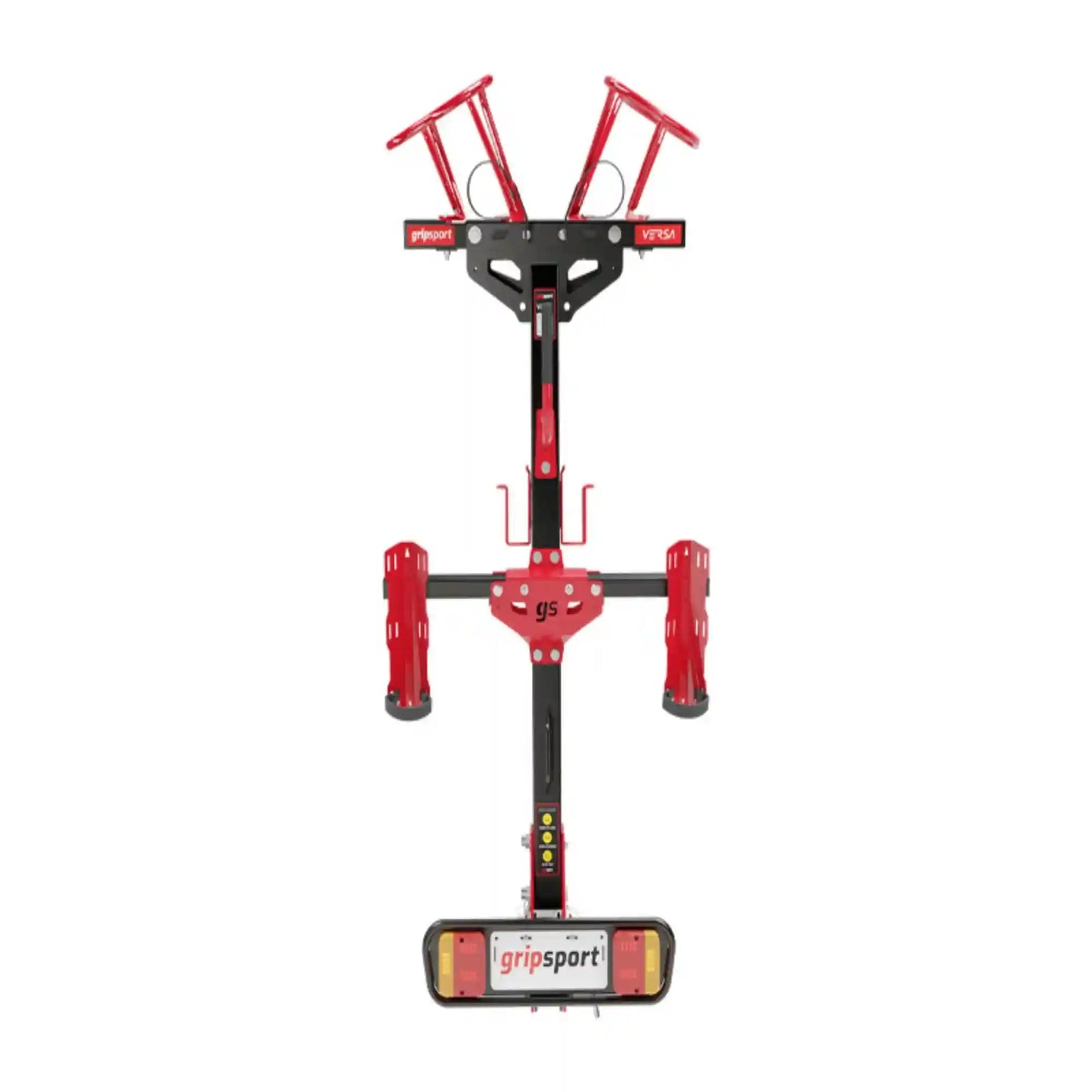 Gripsport Versa 1.2 Short Hitch 2 Bike Vertical Rack for Hitchmount