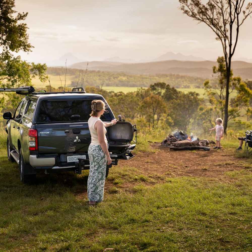 BBQARM Vehicle Tow-Hitch Mount