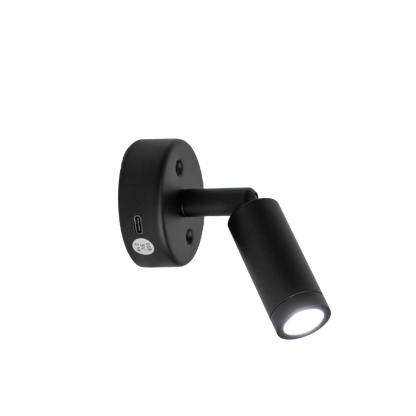 Supex 60mm LED Caravan Reading Light USB-C Connection
