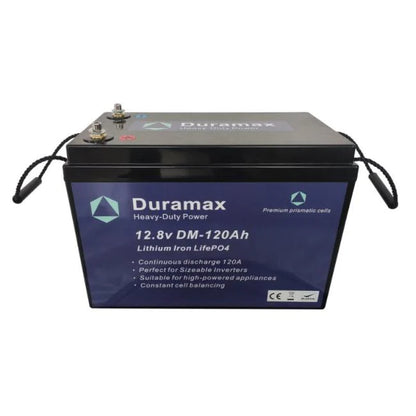 120amp Duramax Lithium Battery 12.8 volt with Bms Parallel or Series Connectable