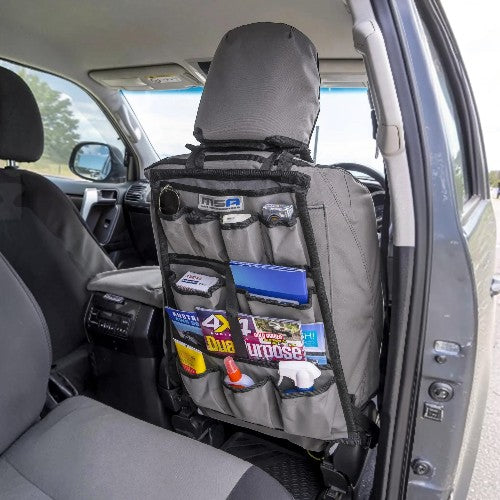 MSA 4x4 Seat Organiser – Heavy-Duty Canvas Car Storage