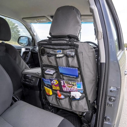 MSA 4x4 Seat Organiser – Heavy-Duty Canvas Car Storage