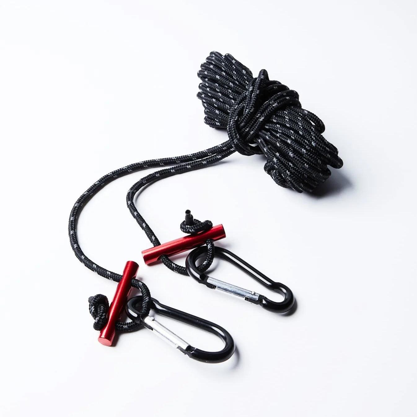 Stratus Outdoor Twin Guy Ropes W Tensioners - 4 Pack - Everything Caravans