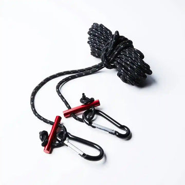 Stratus Outdoor Twin Guy Ropes W Tensioners - 4 Pack - Everything Caravans