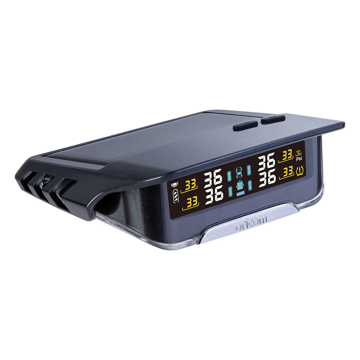 Oricom NEW DIY TPMS Tyre Pressure Monitoring System Multicolour Display - 8 External Sensor