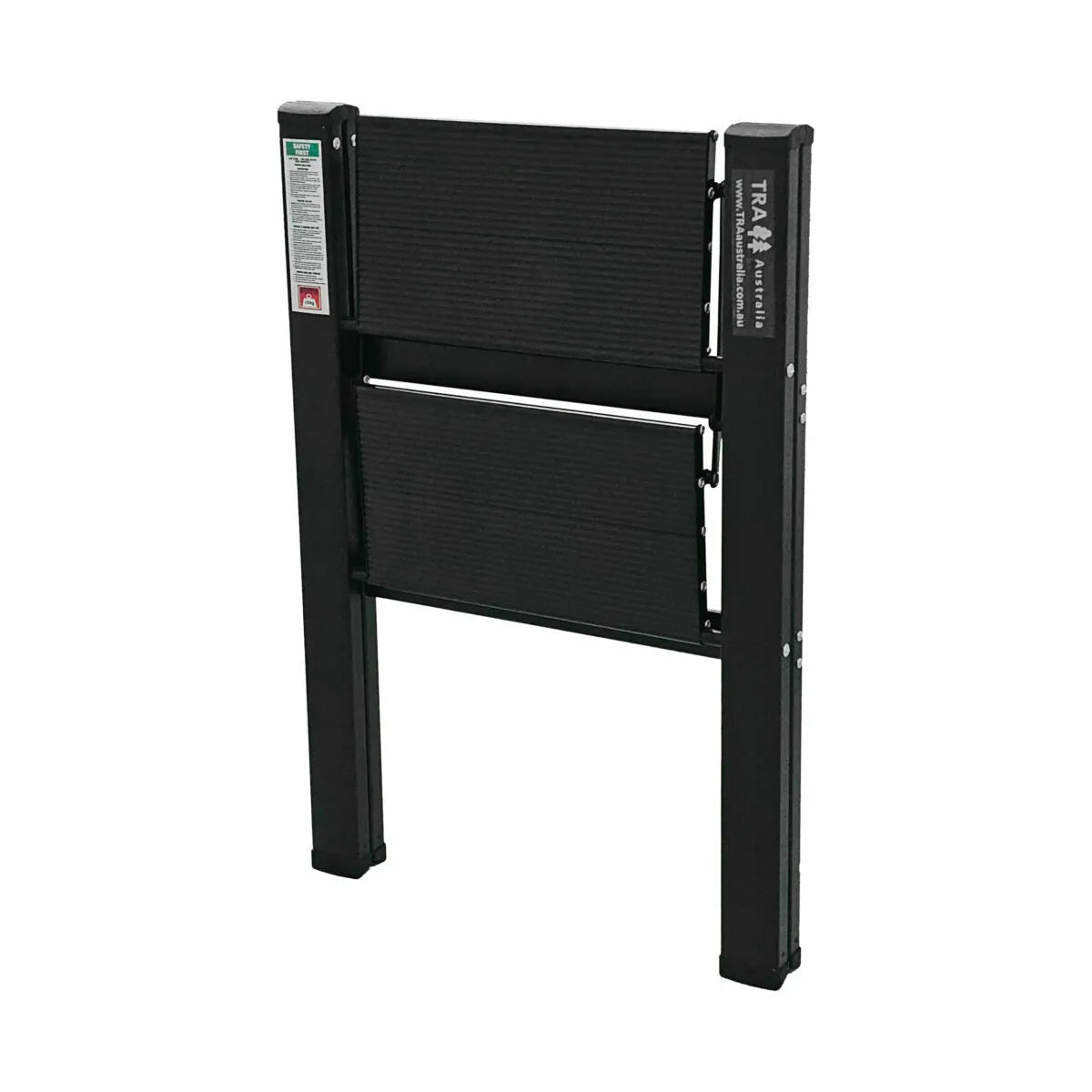Caravan Step Ladder Folding 2 Step Black