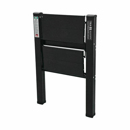 Caravan Step Ladder Folding 2 Step Black