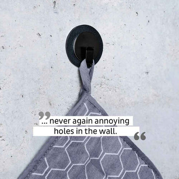 Magnetic Hook CLEVER BLACK incl. Pad BLACK By Silwy