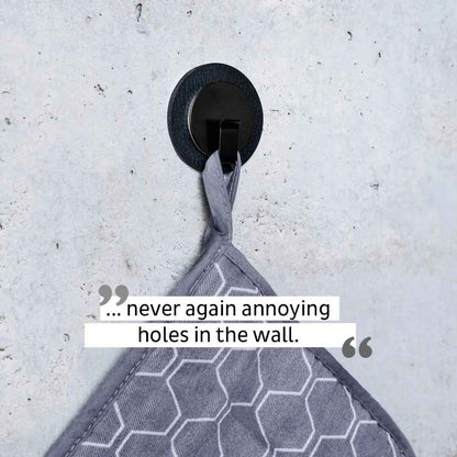 Magnetic Hook CLEVER BLACK incl. Pad BLACK By Silwy