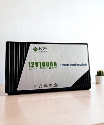 K2 12V 100amp LiFePO4 Caravan Lithium Battery 12V