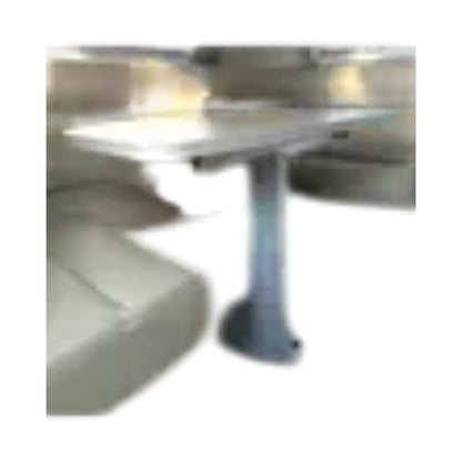 Nuova Mapa Black Adjustable Height Table Leg with turn table and slide