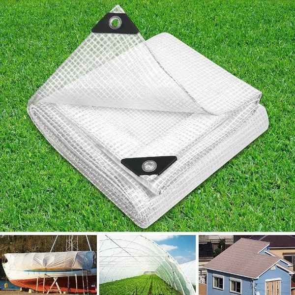 2Mx3M Tarp Heavy Duty Cover 135Gsm Clear