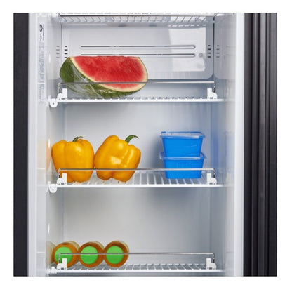 Dometic RUA8508X 3-Way Fridge - 216L - Double Hinge - Black Handles