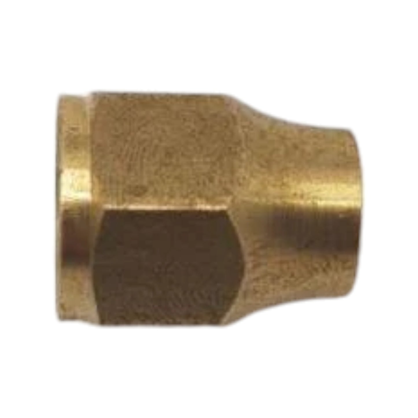 Brass Gas fitting 1-2"Reducing Flare Nut for 3-8" Copper Pipe 01-.621