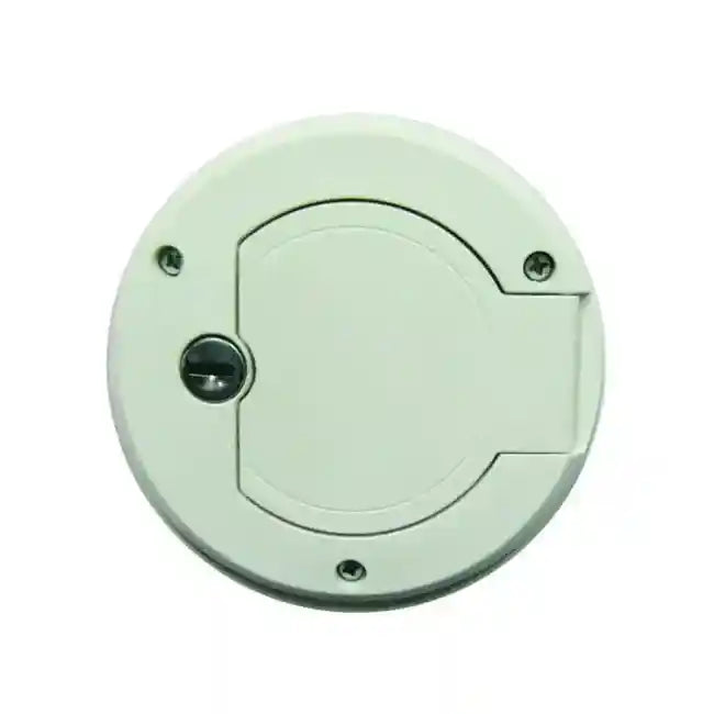 Camec Lockable Water Filler - White Right Hand Hinge