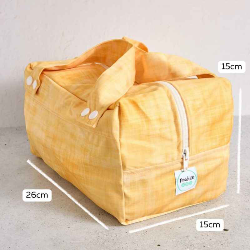 Produce Pod - Reusable Veggie Bag for Fridge - Lemon