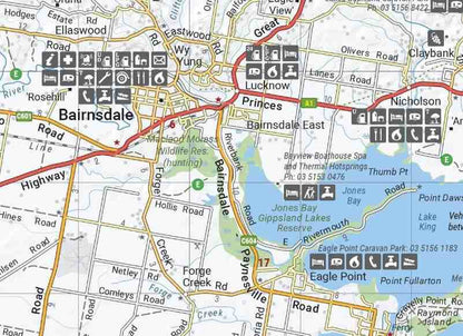 Hema The Victorian High Country Map